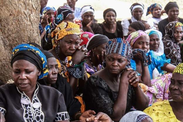 Activists of the Bring Back Our Girls movement commemorated the 9th anniversary